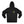 Black Golf Hoodie with front chest print 