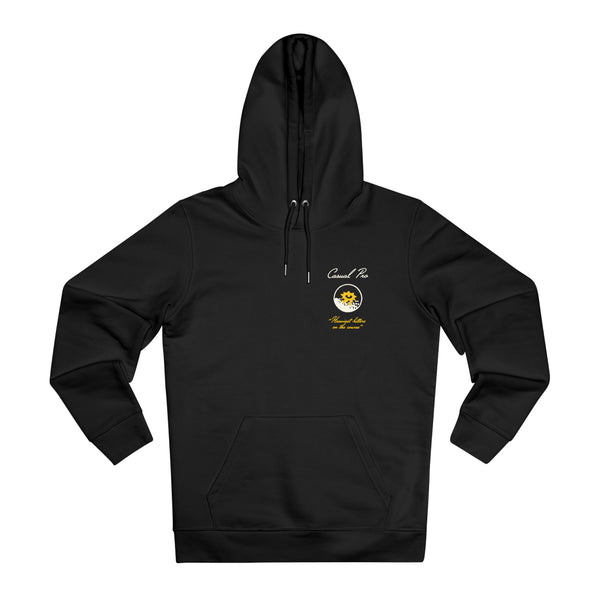 Black Golf Hoodie with front chest print 
