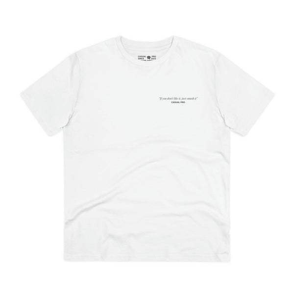 Broken Racquets Club - front of a white tennis T shirt - Casual Pro