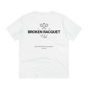 Broken Racquets Club - white tennis T shirt - Casual Pro