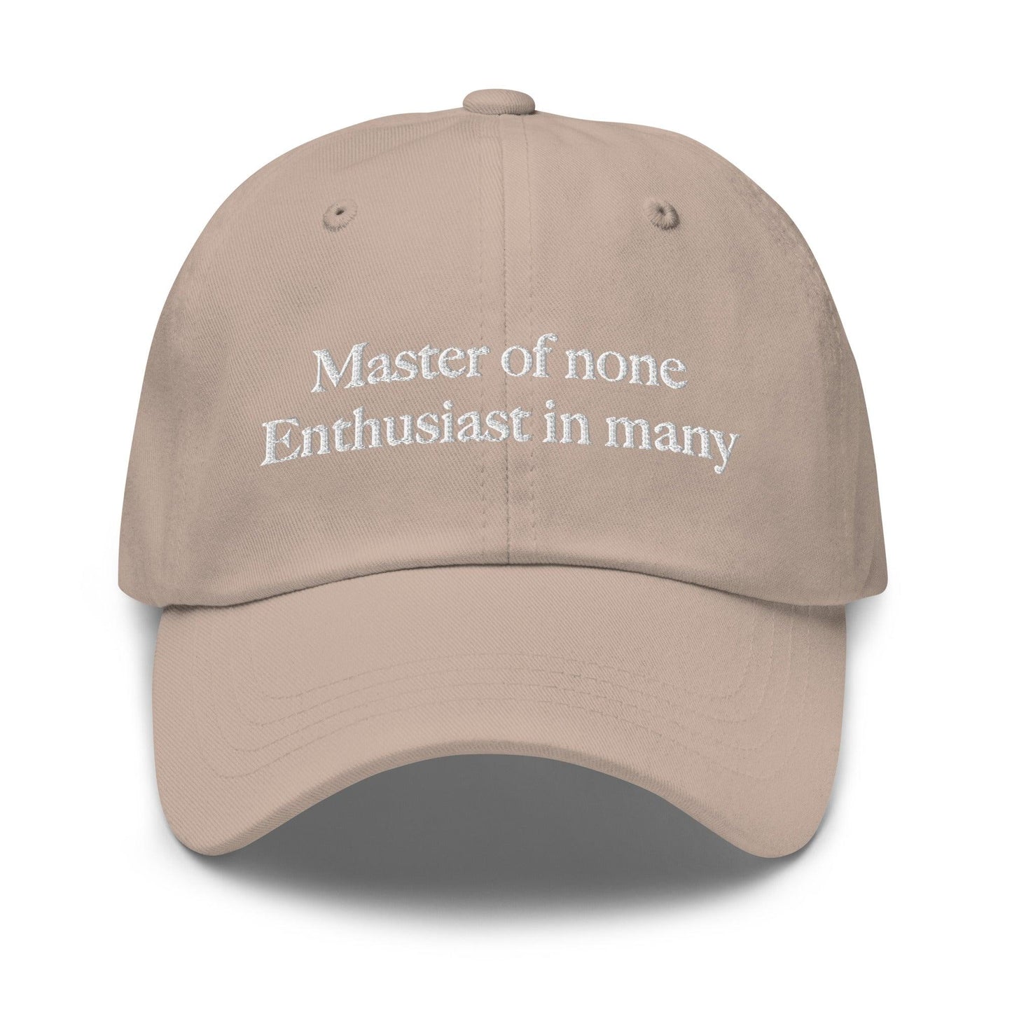 Beige Enthusiasts Dad Hat front