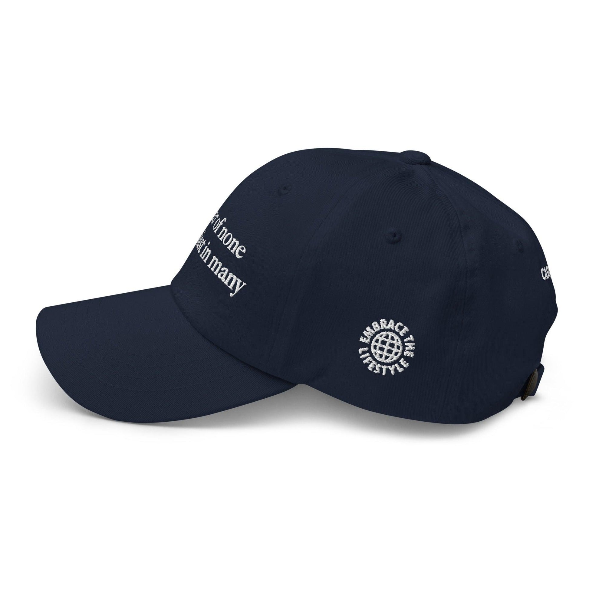 Navy Enthusiasts Dad Hat side