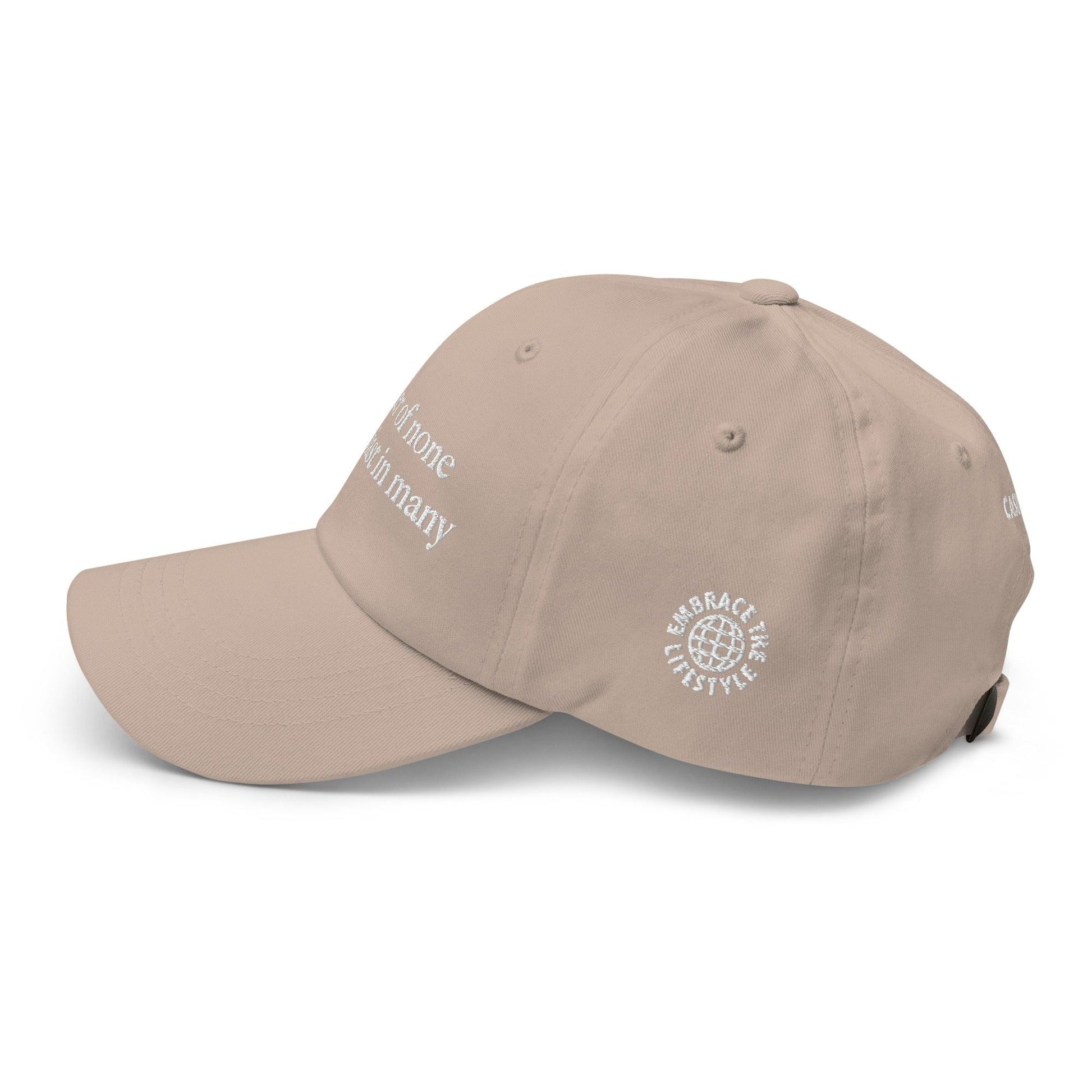 beige Enthusiasts Dad Hat side